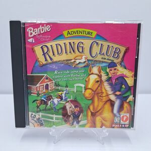 Barbie Riding Club PC CD-ROM 1998 Vintage Computer Game Complete  Tested